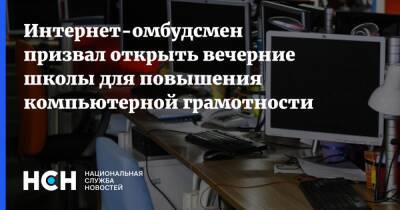 Дмитрий Мариничев - Интернет-омбудсмен призвал открыть вечерние школы для повышения компьютерной грамотности - nsn.fm