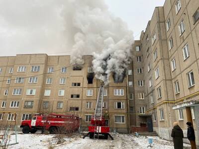 В доме под Невьянском сгорели три квартиры. Есть версия, что взорвался газ - znak.com - Свердловская обл. - Невьянск