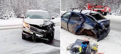 Два автомобиля превратились в автохлам после ДТП на трассе в Карелии (ФОТО) - stolicaonego.ru - республика Карелия