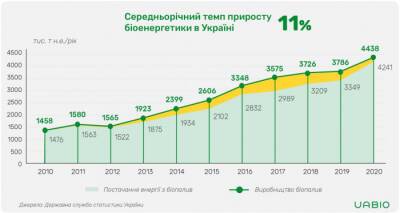 За год биоэнергетика в Украине выросла на 26% - bin.ua - Украина