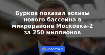Александр Бурков - Бурков показал эскизы нового бассейна в микрорайоне Московка-2 за 250 миллионов - news.mail.ru - Омск - Омская обл.