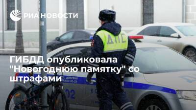 ГИБДД составила "Новогоднюю памятку" для водителей и раскрыла самые серьезные нарушения - ria.ru - Москва - Россия