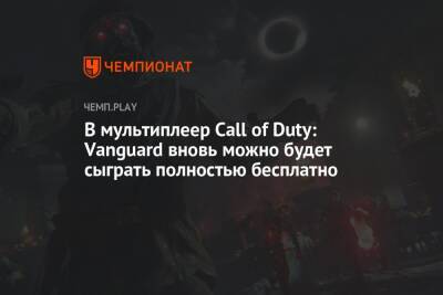 В мультиплеер Call of Duty: Vanguard вновь можно будет сыграть полностью бесплатно - championat.com