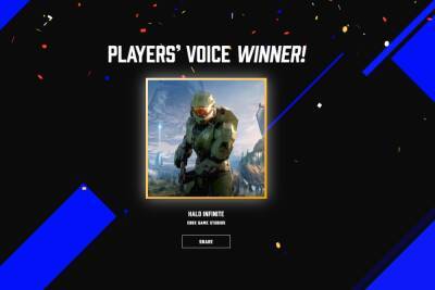 Halo Infinite стала лучшей игрой 2021 года в зрительском голосовании The Game Awards - itc.ua - Украина