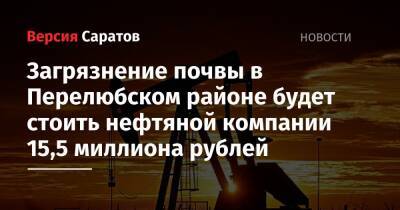 Загрязнение почвы в Перелюбском районе будет стоить нефтяной компании более 15 миллионов рублей - nversia.ru - Саратовская обл. - Саратов - Пензенская обл.