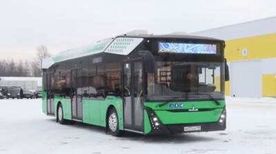Петербург принял от Минска новый электробус МАЗ 303Е10 с адаптивной подсветкой и USB-портами - neva.today - Санкт-Петербург - Минск