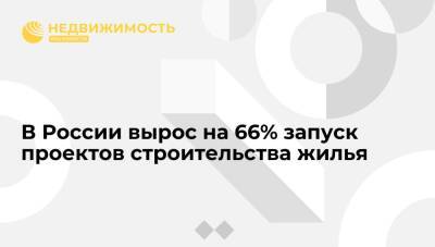 В России вырос на 66% запуск проектов строительства жилья - realty.ria.ru - Москва - Россия - Санкт-Петербург - Ханты-Мансийск - Южно-Сахалинск - Великий Новгород - Строительство