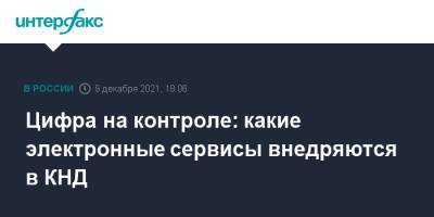 Цифра на контроле: какие электронные сервисы внедряются в КНД - interfax.ru - Москва - Россия