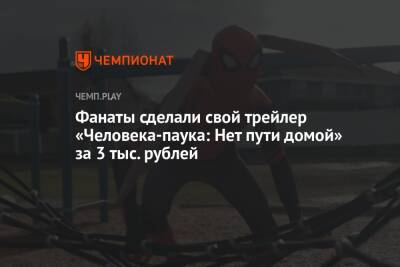 Питер Паркер - Фанаты сделали свой трейлер «Человека-паука: Нет пути домой» за 3 тыс. рублей - championat.com