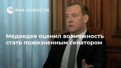 Дмитрий Медведев - Медведев оценил возможность стать пожизненным сенатором - ria.ru - Москва