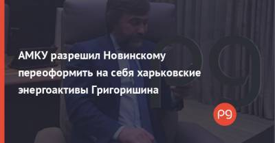 Вадим Новинский - АМКУ разрешил Новинскому переоформить на себя харьковские энергоактивы Григоришина - thepage.ua - Кипр