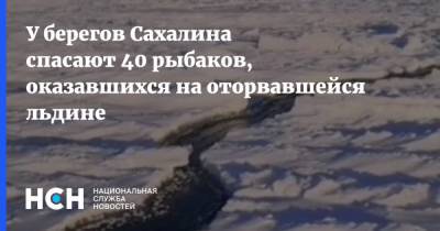 У берегов Сахалина спасают 40 рыбаков, оказавшихся на оторвавшейся льдине - nsn.fm - Сахалинская обл. - Сахалин