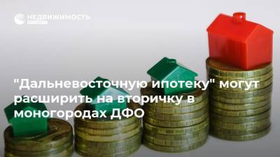 Юрий Трутнев - "Дальневосточную ипотеку" могут расширить на вторичку в моногородах ДФО - realty.ria.ru - Москва - Россия - Дальний Восток