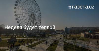 Неделя будет тёплой - gazeta.uz - Узбекистан - Туркмения