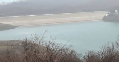 В оккупированном Крыму истощается очередное водохранилище "Изобильненское" (видео) - focus.ua - Крым