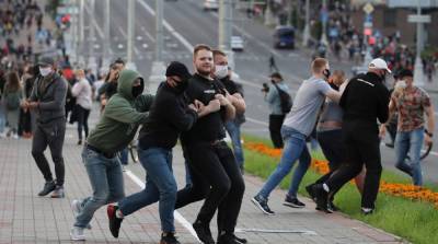 Александр Лукашенко - В Минске на воскресных протестах задержали более 160 человек - ru.slovoidilo.ua - Швейцария - Белоруссия - Минск