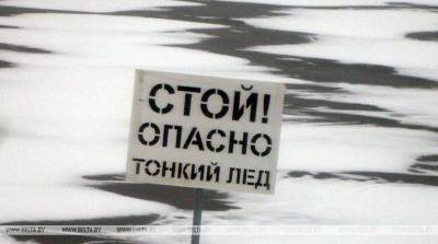 Два человека провалились под лед на Припяти в Петриковском районе - belta.by - Гомель - район Петриковский