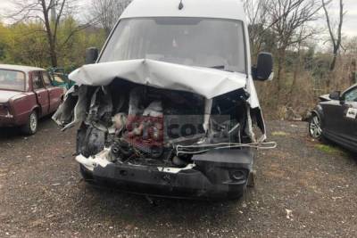 На дороге в Сочи микроавтобус сбил корову - kuban.mk.ru - Сочи - Новороссийск
