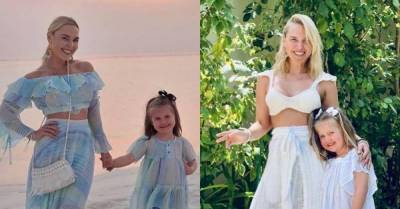 Иван Телегин - Пелагея с 3-летней дочерью устроили битву family look'ов с отдыха - skuke.net