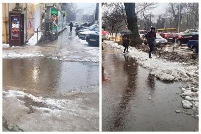 Одессу ушла под воду и превратилась в Венецию: видео новой напасти - odessa.politeka.net - Одесса