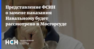 Алексей Навальный - Представление ФСИН о замене наказания Навальному будет рассмотрено в Мосгорсуде - nsn.fm