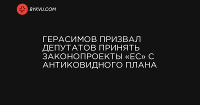 Герасимов призвал депутатов принять законопроекты «ЕС» с антиковидного плана - bykvu.com - Алжир - Бангладеш