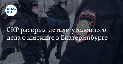 Алексей Навальный - СКР раскрыл детали уголовного дела о митинге в Екатеринбурге - ura.news - Екатеринбург