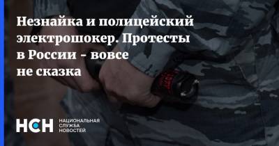 Владимир Путин - Алексей Навальный - Дмитрий Песков - Незнайка и полицейский электрошокер. Протесты в России - вовсе не сказка - nsn.fm - Москва - Санкт-Петербург