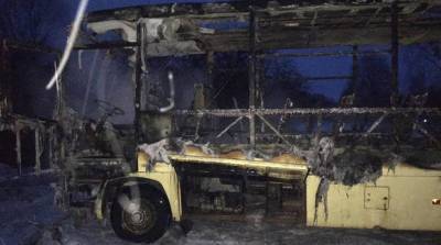Пассажирский автобус горел в Чашникском районе - belta.by - Минск - Витебск - Лепель