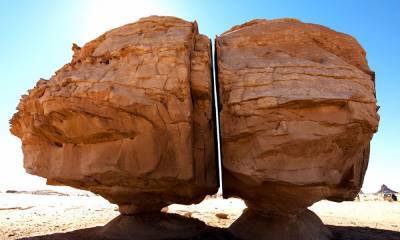Загадочный камень Аль Наслаа: кто разрезал скалу с лазерной точностью? - vchaspik.ua - Саудовская Аравия