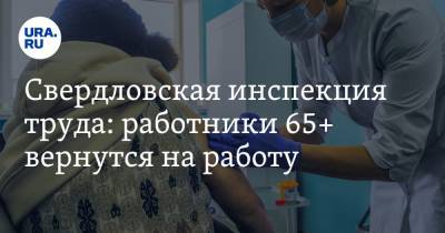 Свердловская инспекция труда: работники 65+ вернутся на работу - ura.news - Свердловская обл.