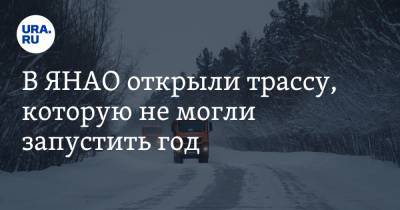 В ЯНАО открыли трассу, которую не могли запустить год - ura.news - окр. Янао