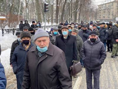 В Киеве из-за маленьких пенсий митингуют ветераны-силовики - news.bigmir.net - Киев