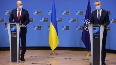 Йенс Столтенберг - Денис Шмыгаль - Украина стучит в закрытую дверь НАТО - anna-news.info - Киев