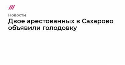 Двое арестованных в Сахарово объявили голодовку - tvrain.ru