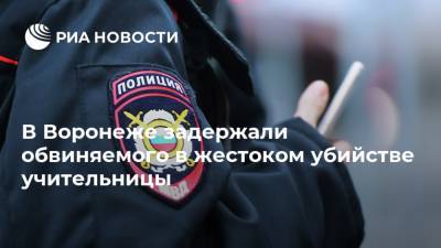 Ирина Волк - В Воронеже задержали обвиняемого в жестоком убийстве учительницы - ria.ru - Москва - Воронеж - Воронежская обл.