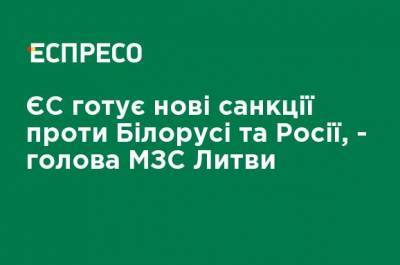 Алексей Навальный - ЕС готовит новые санкции против Беларуси и России, - глава МИД Литвы - ru.espreso.tv - Белоруссия - Литва