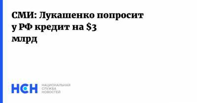 Владимир Путин - Александр Лукашенко - СМИ: Лукашенко попросит у РФ кредит на $3 млрд - nsn.fm - Москва - Сочи - Белоруссия