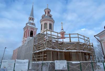 К весне в Шлиссельбурге завершат реставрацию фасадов Благовещенского собора - online47.ru - Ленинградская обл. - Санкт-Петербург - Петропавловск - р-н Кировский - Благовещенск