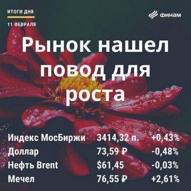 Итоги четверга, 11 февраля: Сохранение аппетита к риску поддержало российских "быков" - smartmoney.one