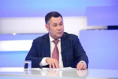 Игорь Руденя - Игорь Руденя в прямом эфире рассказал о личном контроле за строительством объектов - tver.mk.ru