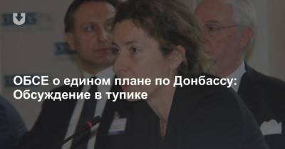 ОБСЕ о едином плане по Донбассу: Обсуждение в тупике - news.tut.by - Минск