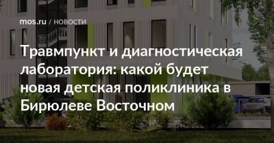 Валерий Леонов - Травмпункт и диагностическая лаборатория: какой будет новая детская поликлиника в Бирюлеве Восточном - mos.ru - Строительство