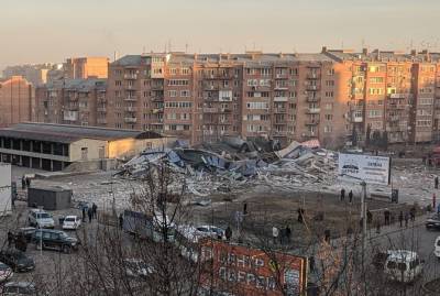 Во Владикавказе произошел взрыв в торговом центре: здание полностью уничтожено - kp.ua - Владикавказ