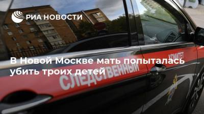 Юлия Иванова - В Новой Москве мать попыталась убить троих детей - ria.ru - Москва - Россия
