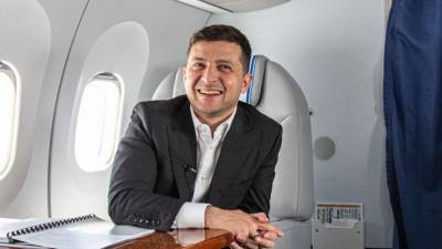 Зеленский - Авиаперелёты Зеленского стали в копеечку украинскому бюджету - news-front.info - Украина - Киев - Тель-Авив