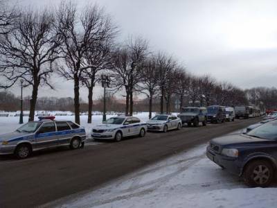 В центр Петербурга стягивают силовиков (фото) - rosbalt.ru - Москва - Санкт-Петербург