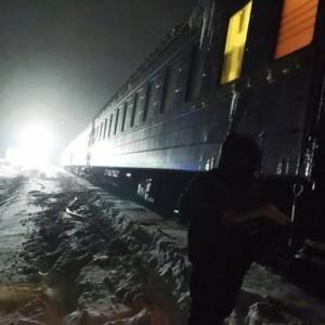 В Житомирской области произошел пожар в пассажирском поезде. Фото - reporter-ua.com - Житомирская обл. - район Коростенский