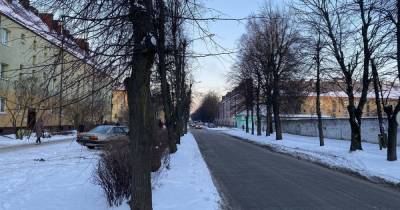 Павлик Морозов - Прерывистая велодорожка и заездные карманы: подробности ремонта улицы Павлика Морозова - klops.ru - Калининград