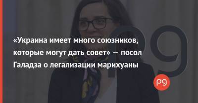 «Украина имеет много союзников, которые могут дать совет» — посол Галадза о легализации марихуаны - thepage.ua - Украина - Канада - Kiev